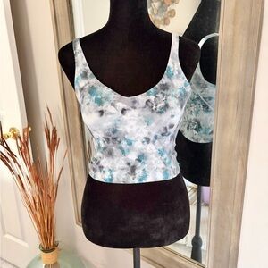 Lululemon Athletica Blue and Gray Tank Top